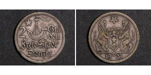 2 Gulden Gdansk (1920-1939) Argent 