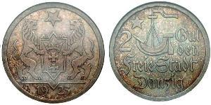 2 Gulden Gdansk (1920-1939) Argent 