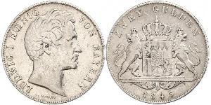 2 Gulden Royaume de Bavière (1806 - 1918) Argent Louis Ier de Bavière(1786 – 1868)