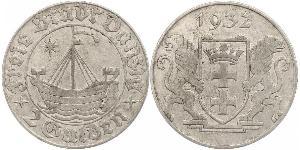 2 Gulden Gdansk (1920-1939) Plata 