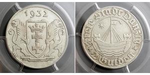 2 Gulden Gdansk (1920-1939) Plata 