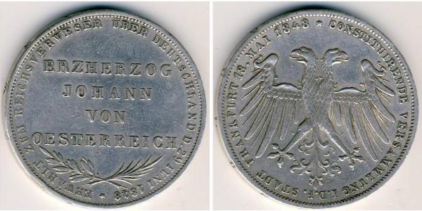 2 Gulden  銀 