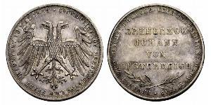 2 Gulden 法蘭克福自由市 銀 