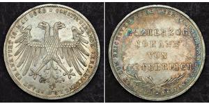 2 Gulden 法蘭克福自由市 銀 
