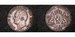 2 Gulden 黑森-达姆施塔特 (1806 - 1918) 銀 路德维希二世 (黑森大公)
