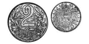 2 Heller Austria-Hungary (1867-1918) Iron 