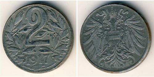 2 Heller Austria-Hungary (1867-1918) Steel 