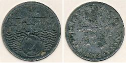 2 Heller Checoslovaquia  (1918-1992) Zinc 