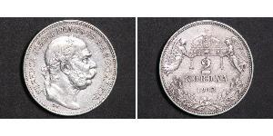 2 Korona Austria-Hungary (1867-1918) Silver Franz Joseph I (1830 - 1916)