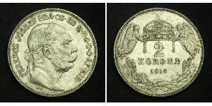 2 Korona Austria-Hungary (1867-1918) Silver Franz Joseph I (1830 - 1916)