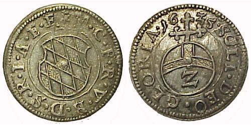 2 Kreuzer Allemagne Argent Maximilien Ier de Bavière (électeur)(1573 – 1651)