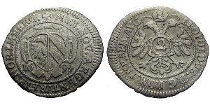 2 Kreuzer States of Germany Argent Léopold Ier de Habsbourg(1640-1705)