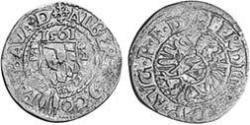 2 Kreuzer Ducato di Baviera (907 - 1623) Argento Alberto V di Baviera(1528 – 1579)