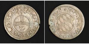 2 Kreuzer Germania Argento Massimiliano I di Baviera (elettore)(1573 – 1651)