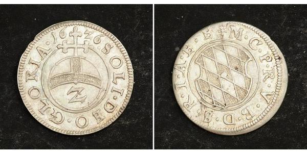2 Kreuzer Germania Argento Massimiliano I di Baviera (elettore)(1573 – 1651)