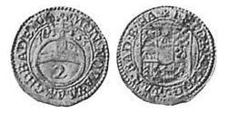 2 Kreuzer Markgrafschaft Baden-Durlach (1535 - 1771) Silber 