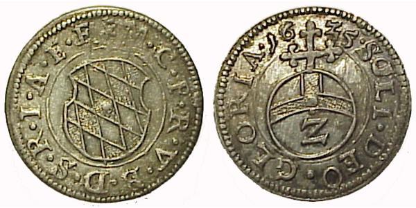 2 Kreuzer Germany Silver Maximilian I, Elector of Bavaria (1573 – 1651)