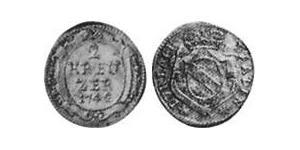 2 Kreuzer Margrave of Baden-Durlach (1535 - 1771) Silver 