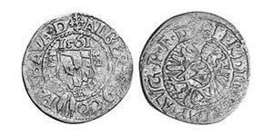 2 Kreuzer Duchy of Bavaria (907 - 1623) 銀 Albert V, Duke of Bavaria (1528 – 1579)