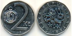 2 Krone République tchèque Acier/Nickel 