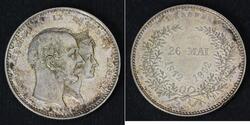 2 Krone Danemark Argent Christian IX de Danemark (1818-1906)