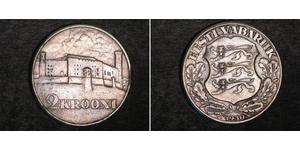 2 Krone Estonia (Republic) Argent 