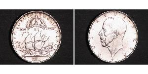 2 Krone Suède Argent Gustave V de Suède (1858 - 1950)