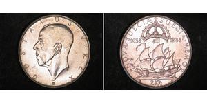 2 Krone Suède Argent Gustave V de Suède (1858 - 1950)