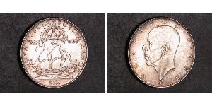 2 Krone Suède Argent Gustave V de Suède (1858 - 1950)