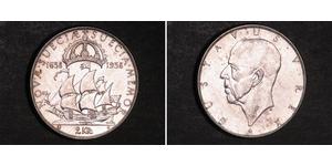 2 Krone Suède Argent Gustave V de Suède (1858 - 1950)