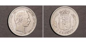 2 Krone Danimarca Argento 