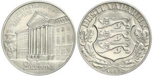 2 Krone Estonia (Republic) Argento 