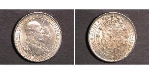 2 Krone Svezia Argento Oscar II di Svezia (1829-1907)