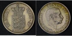 2 Krone Dinamarca Plata 