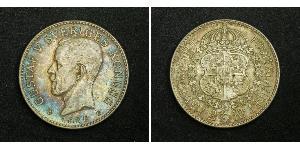 2 Krone Suecia Plata Gustavo V de Suecia (1858 - 1950)