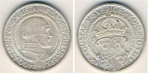 2 Krone Suecia Plata 