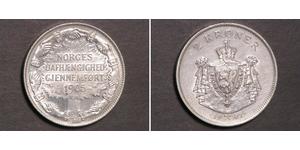 2 Krone Norwegen Silber Haakon VII. (1872 - 1957)