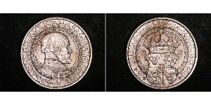 2 Krone Schweden Silber 