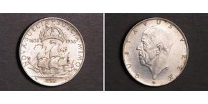 2 Krone Schweden Silber Gustav V. (Schweden) (1858 - 1950)