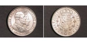 2 Krone Schweden Silber Oskar II. (Schweden) (1829-1907)