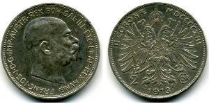 2 Krone Österreich-Ungarn (1867-1918) Silber 