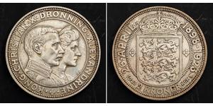 2 Krone Denmark Silver Christian X of Denmark (1870 - 1947)