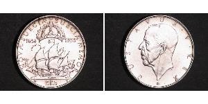 2 Krone Sweden Silver Gustaf V of Sweden (1858 - 1950)