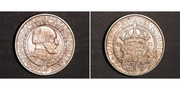 2 Krone Sweden Silver 