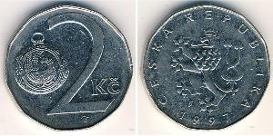 2 Krone Czech Republic Steel/镍 