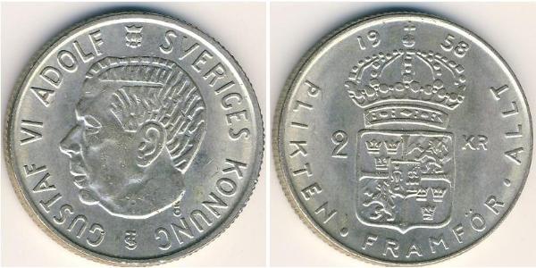 2 Krone Suède  