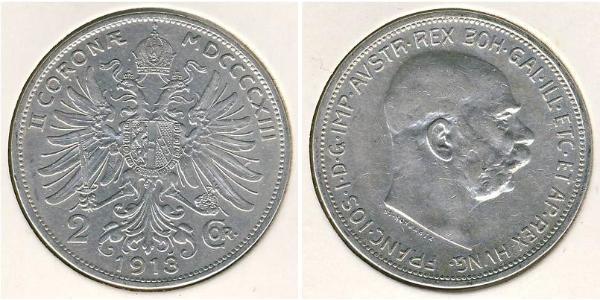 2 Krone 奥匈帝国 (1867 - 1918) 銀 