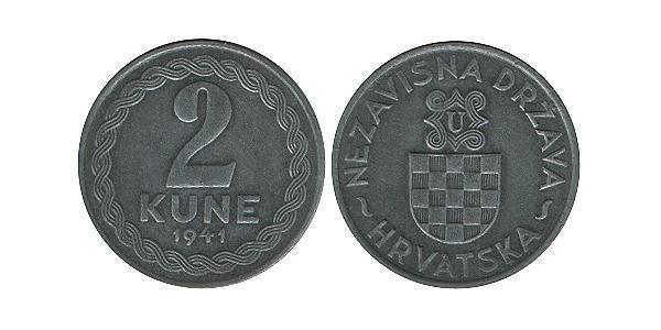 2 Kuna Croacia Zinc 