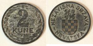 2 Kuna Croatie Zinc 