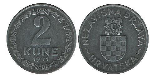 2 Kuna Kroatien Zink 